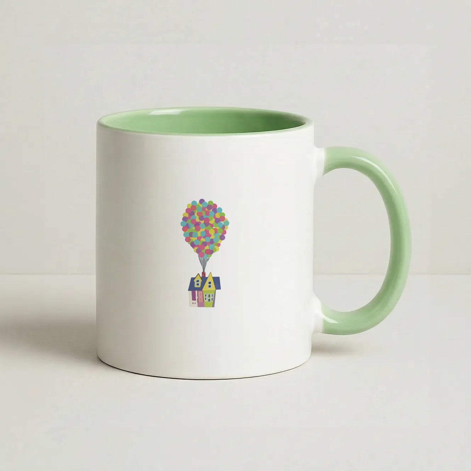 House Up Coffee Green Mug