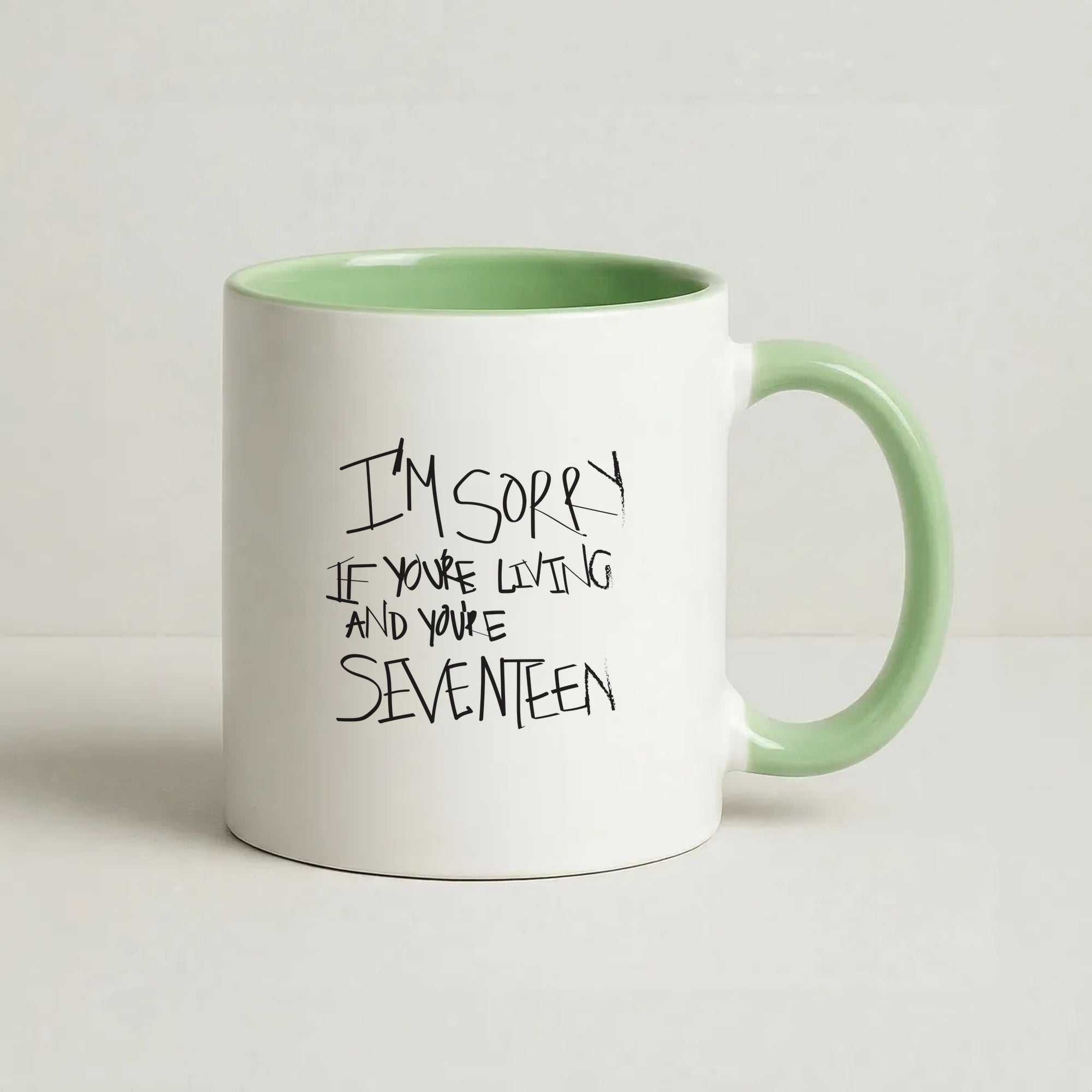 I'm Sorry - The 1975 Coffee Green Mug