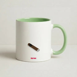 Cigar Coffee Green Mug