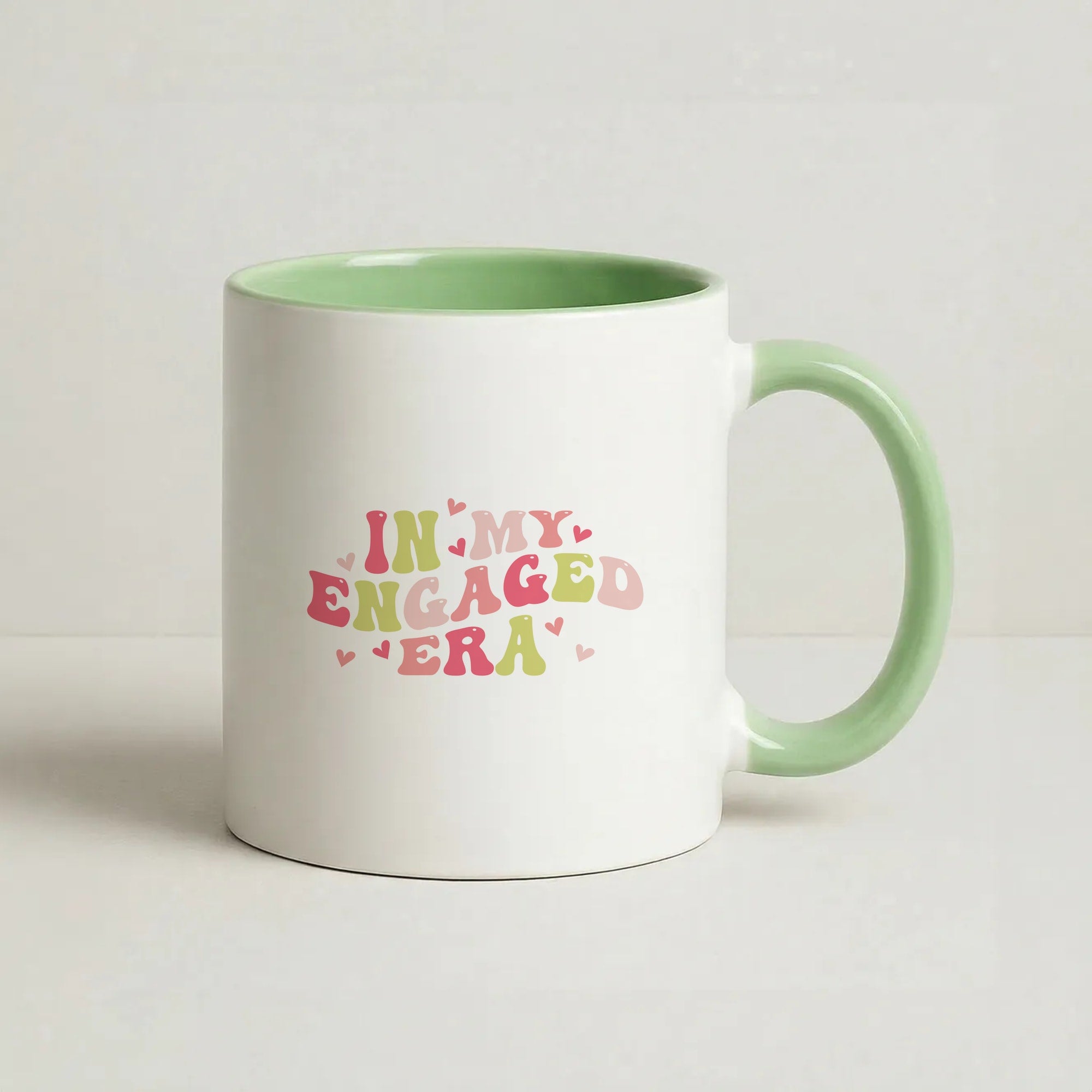 In My Engaged Era - Bridal Coffee Green Mug