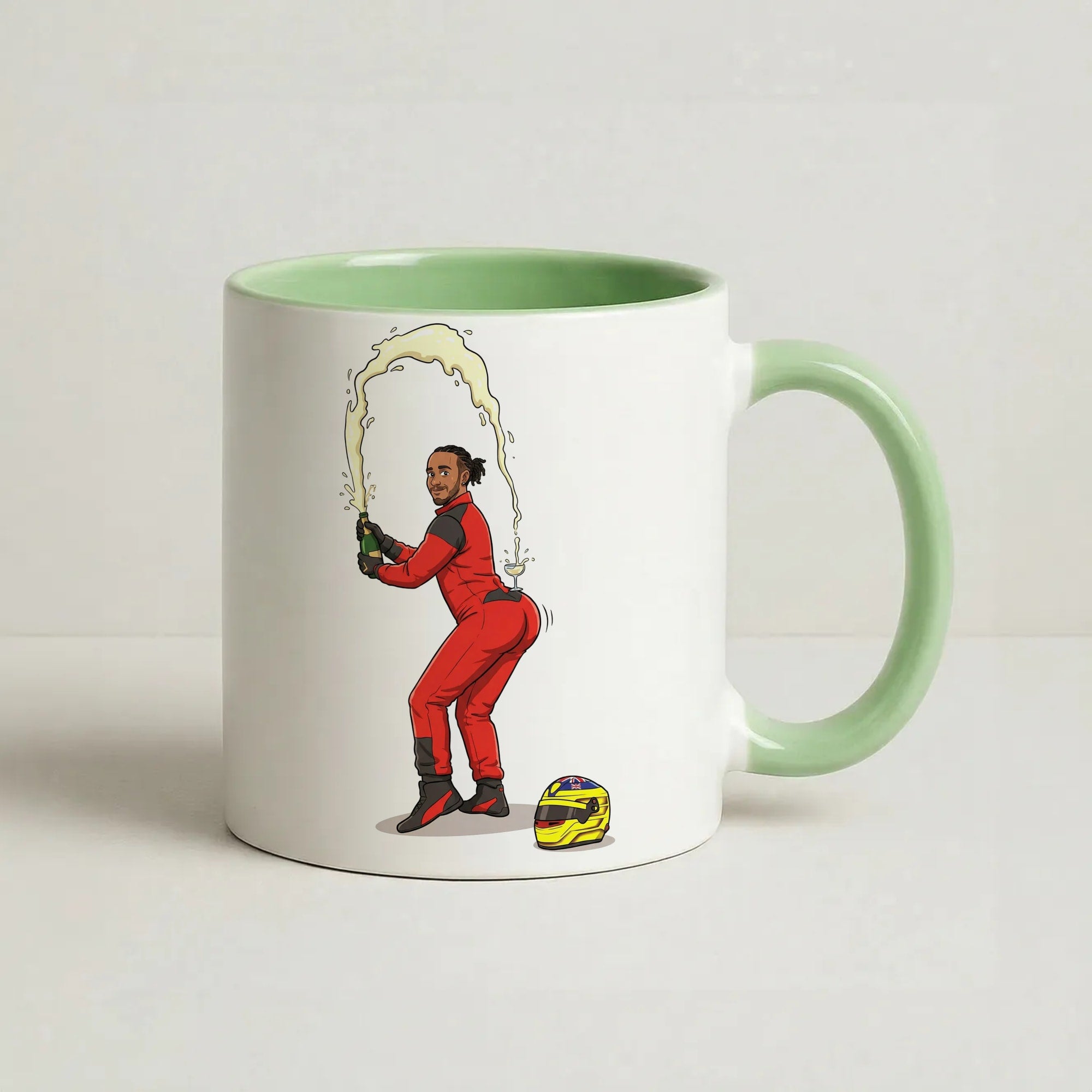 "Brake" The Internet Coffee Green Mug