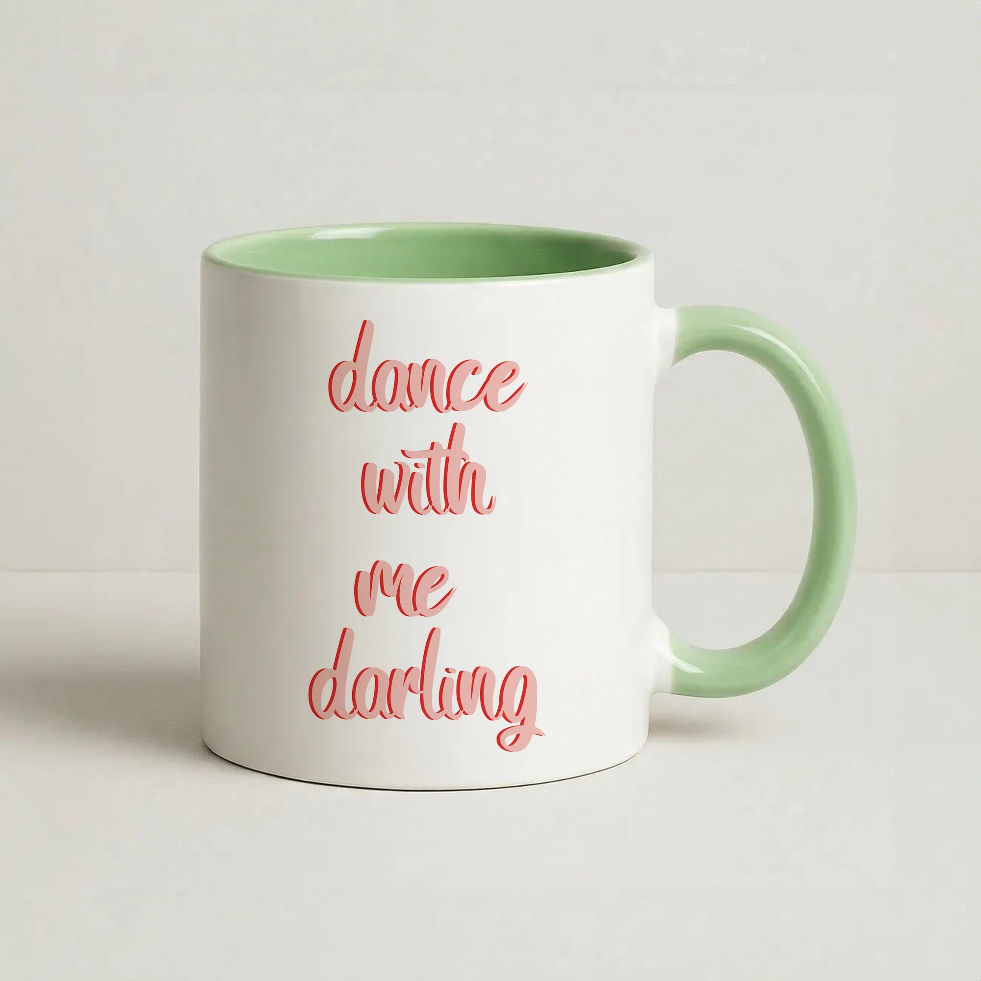 Dance With Me Darling - Fender Coffee Green Mug