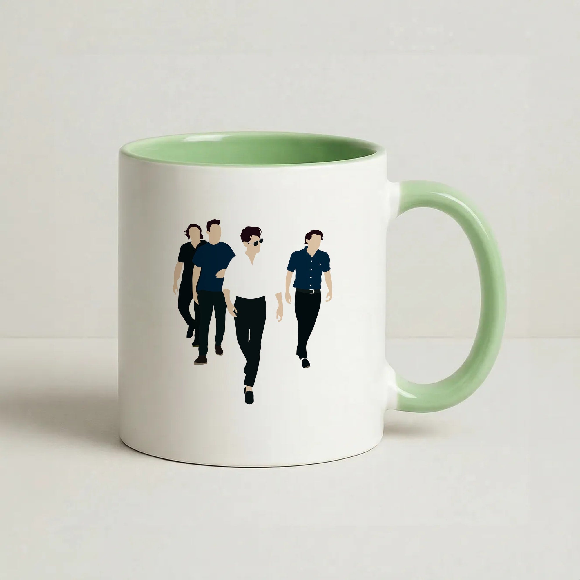 Walking Coffee Green Mug