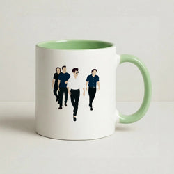 Walking Coffee Green Mug