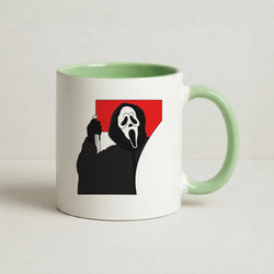 Ghostface 7 Coffee Green Mug