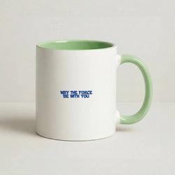 May The Force Be With You Coffee Green Mug
