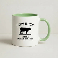 Cow Juice Coffee Green Mug