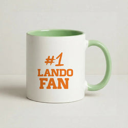 #1 Lando Fan Coffee Green Mug