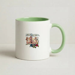 Friends Not Food - Vegan Coffee Green Mug