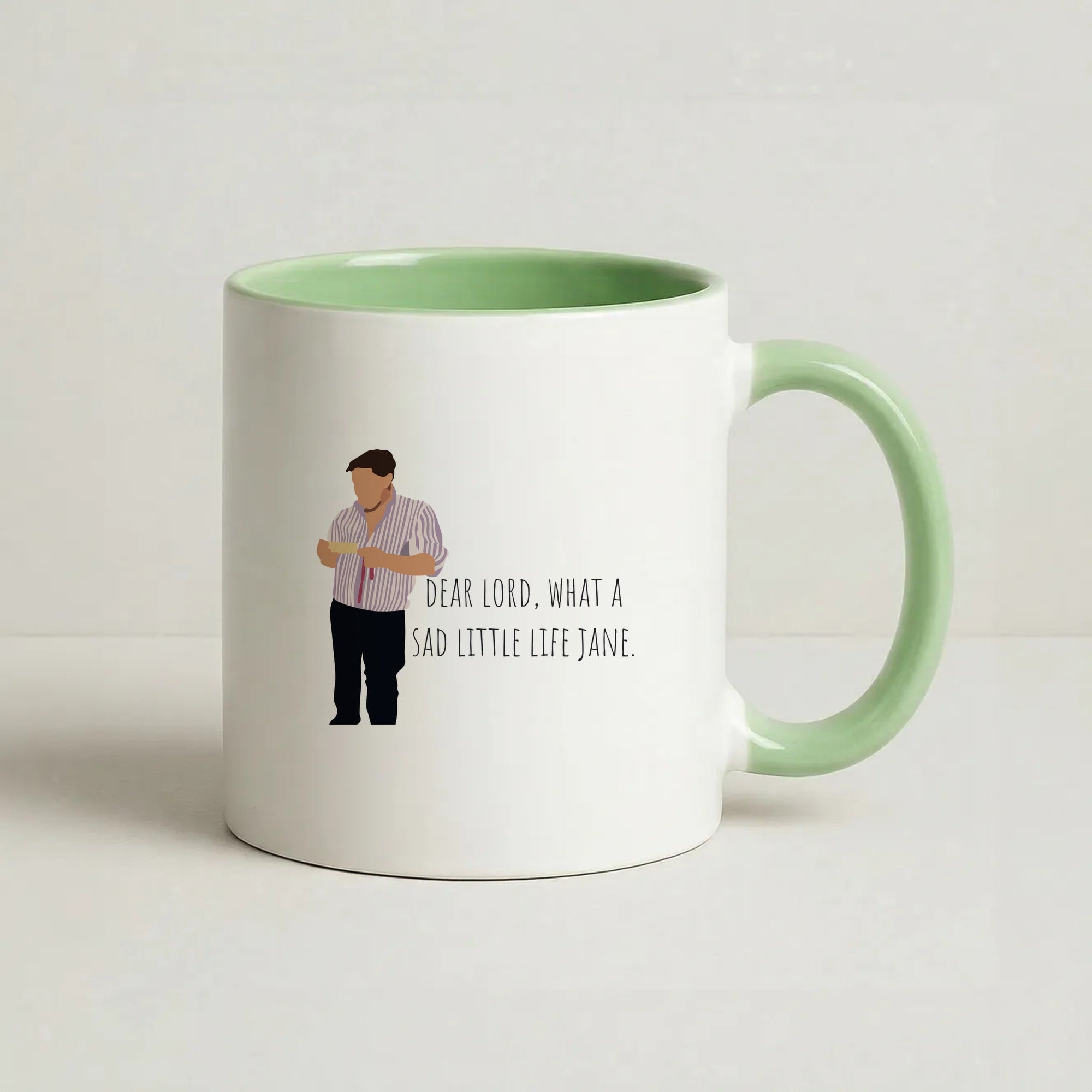 Sad Little Life Jane - British Pop Culture Coffee Green Mug