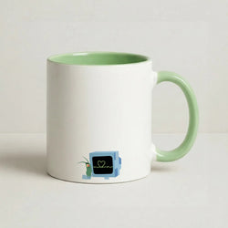 Plankton And Karen Coffee Green Mug