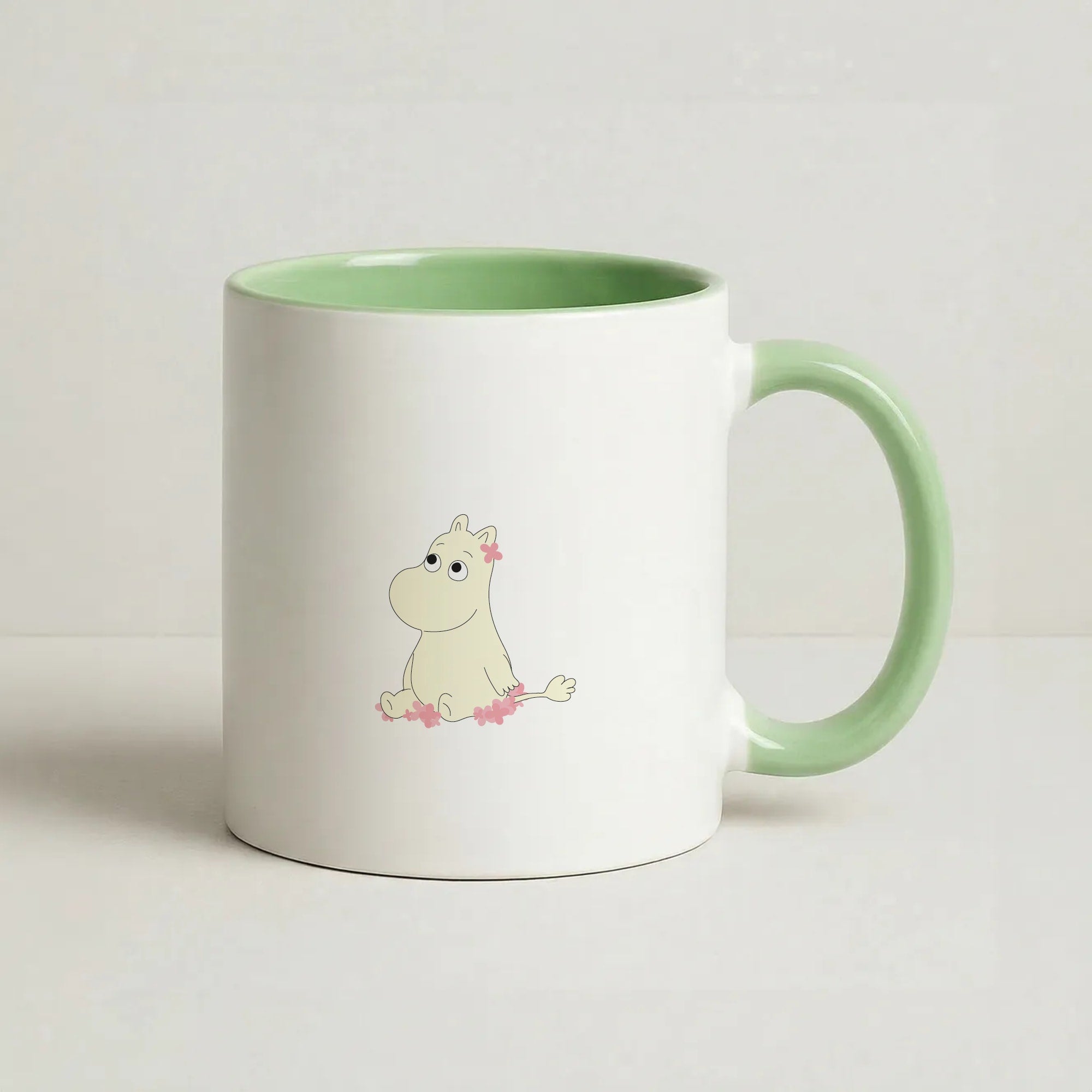 Troll Coffee Green Mug