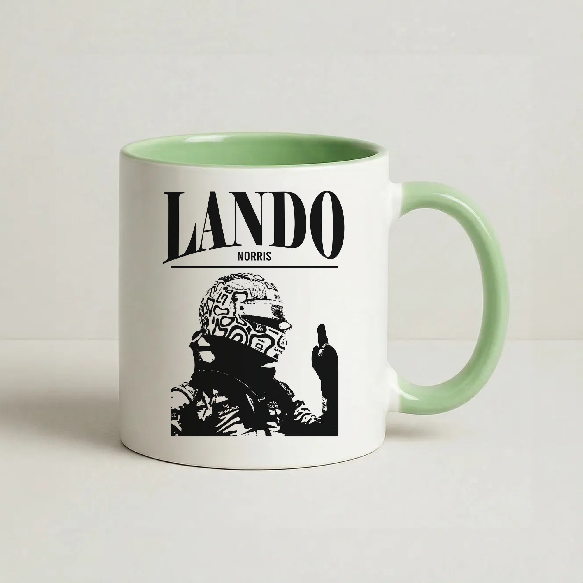 Lando Black And Green  Coffee Green Mug