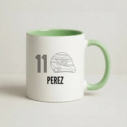 Perez Helmet 2026 Coffee Green Mug