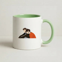 Marianne Resting On Connell Coffee Green Mug