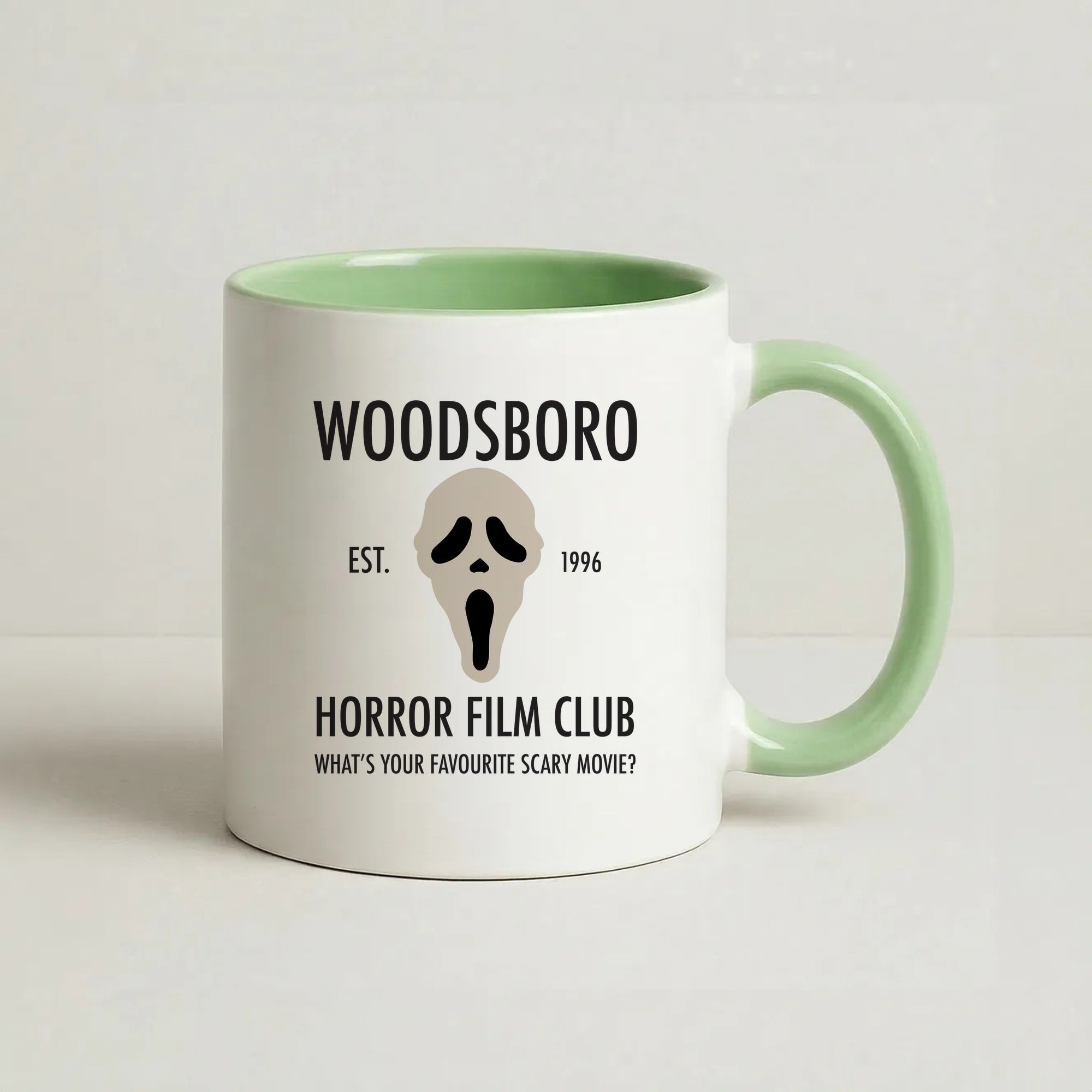 Woodsboro Horror Film Club - Scream Coffee Green Mug