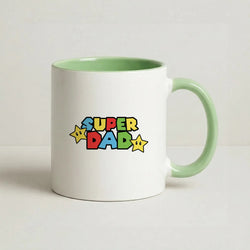 Super Dad  Coffee Green Mug