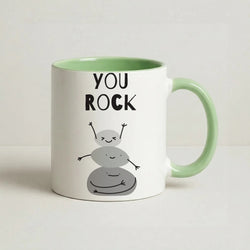 You Rock Coffee Green Mug