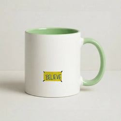 Believe Coffee Green Mug