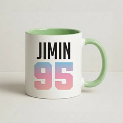 Jimin 95 Coffee Green Mug