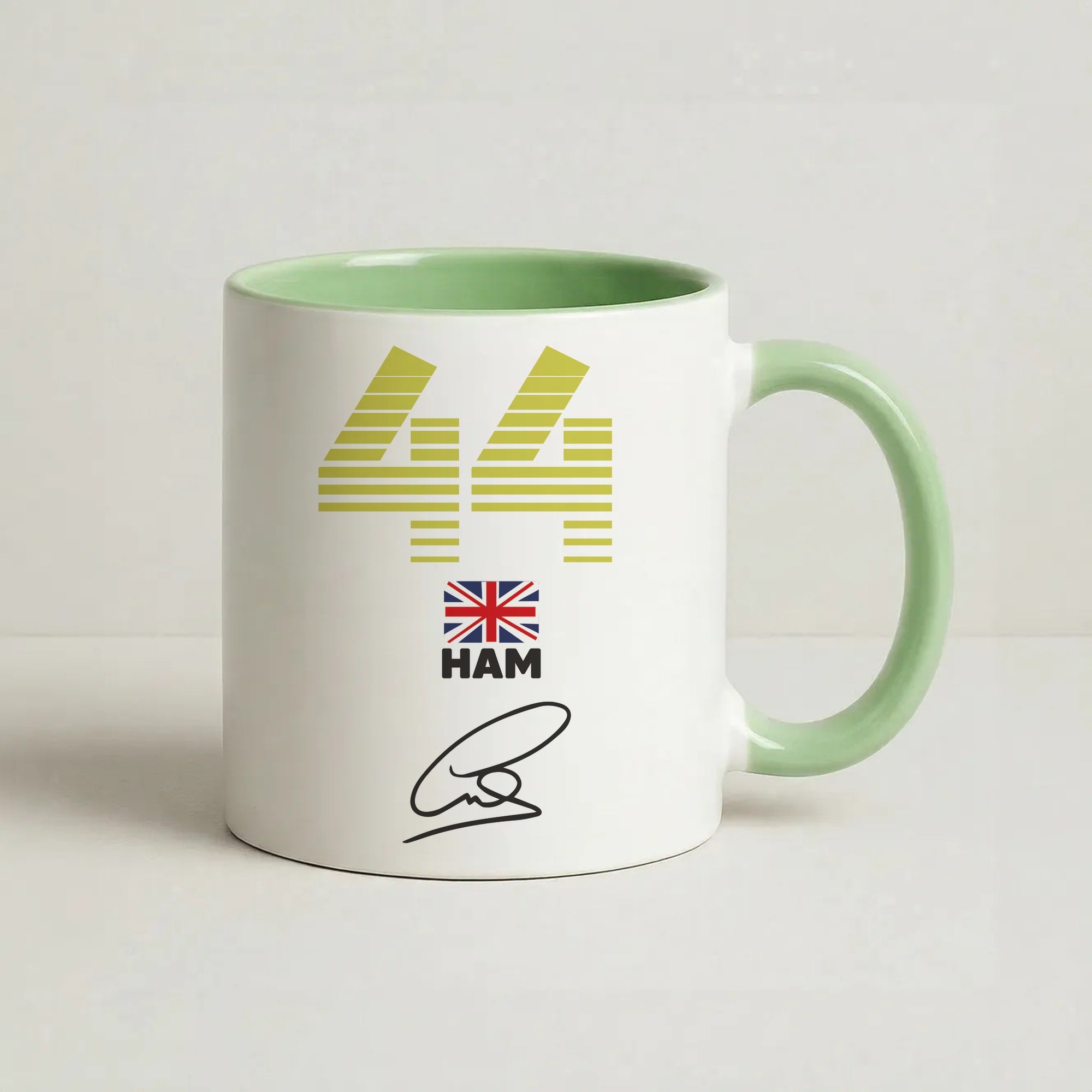 Lewis Hamilton - F1 Coffee Green Mug