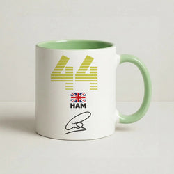 Lewis Hamilton - F1 Coffee Green Mug