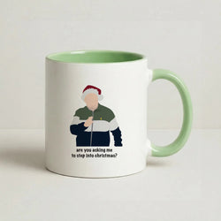 Are You Asking Me To Step Into Christmas - Gavin And Stacey Coffee Green Mug