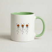 Dancing Pumpkin Skeletons Mug 9