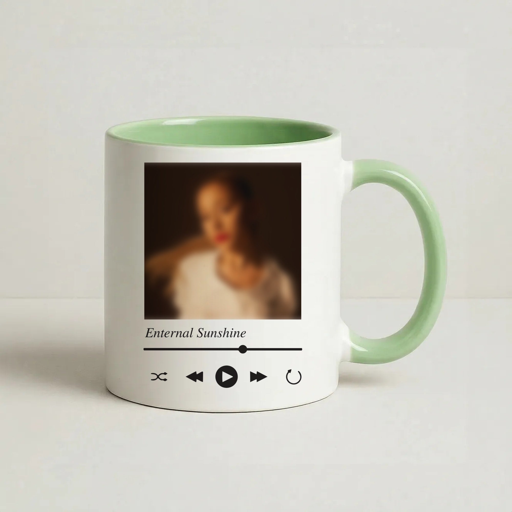 Sunshine Music Player Coffee Green Mug