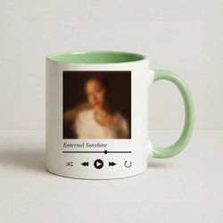 Sunshine Music Player Coffee Green Mug