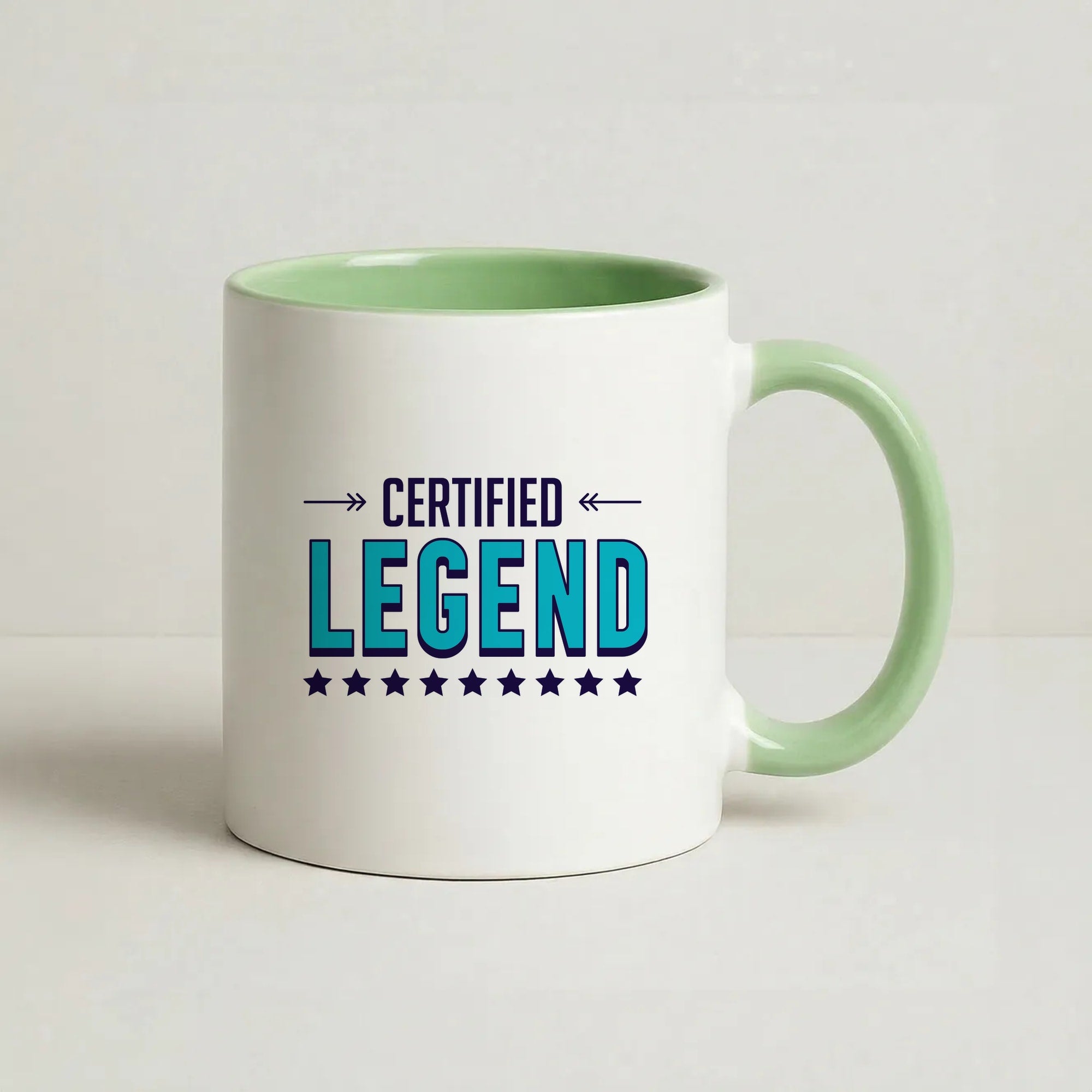 Certified Legend Coffee Green Mug