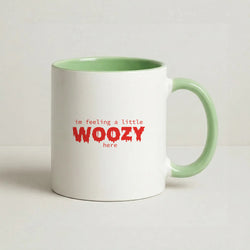 Im Feeling A Little Woozy Here - Halloween Coffee Green Mug
