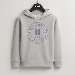 Galaxy Logo - BTS Kids Hoodie