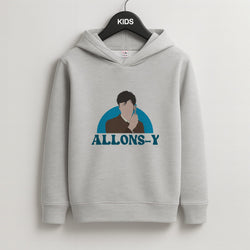 Allons-y - Doctor Who Kids Grey Hoodie