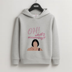 What's Occuring? Kids Grey Hoodie