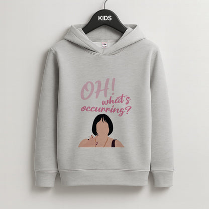 What's Occuring? Kids Grey Hoodie
