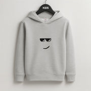 Yellow Face Shades Kids Hoodie 2