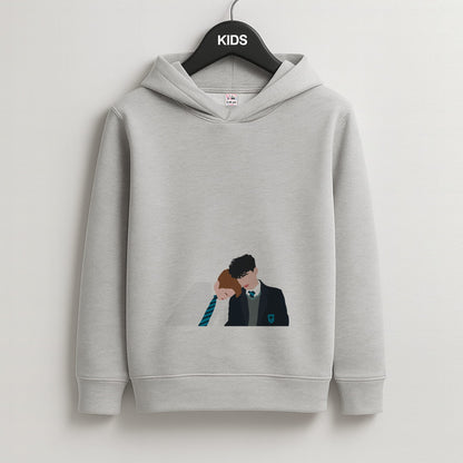 Nick And Charlie School Clothes - Heart TV Kids Grey Hoodie