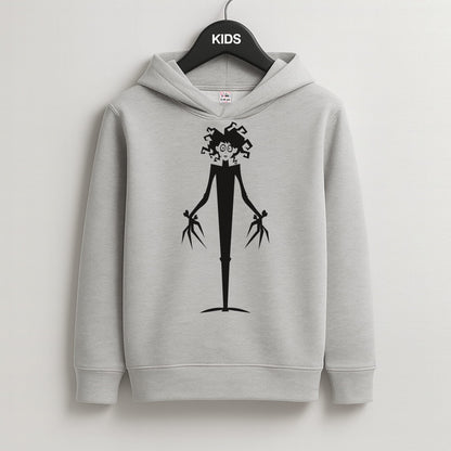 Cartoon - Scissorhands Kids Grey Hoodie