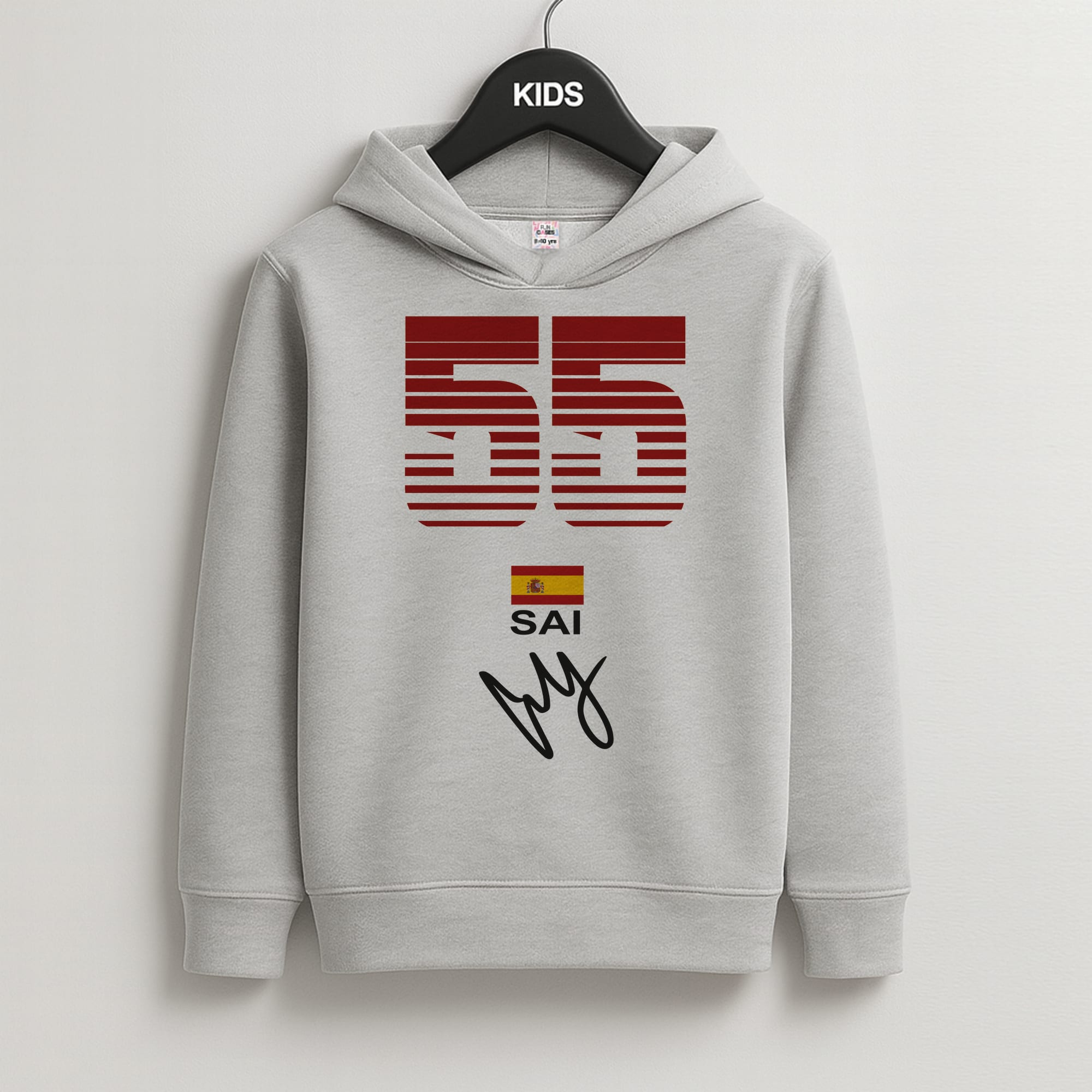Sainz - F1 Kids Grey Hoodie