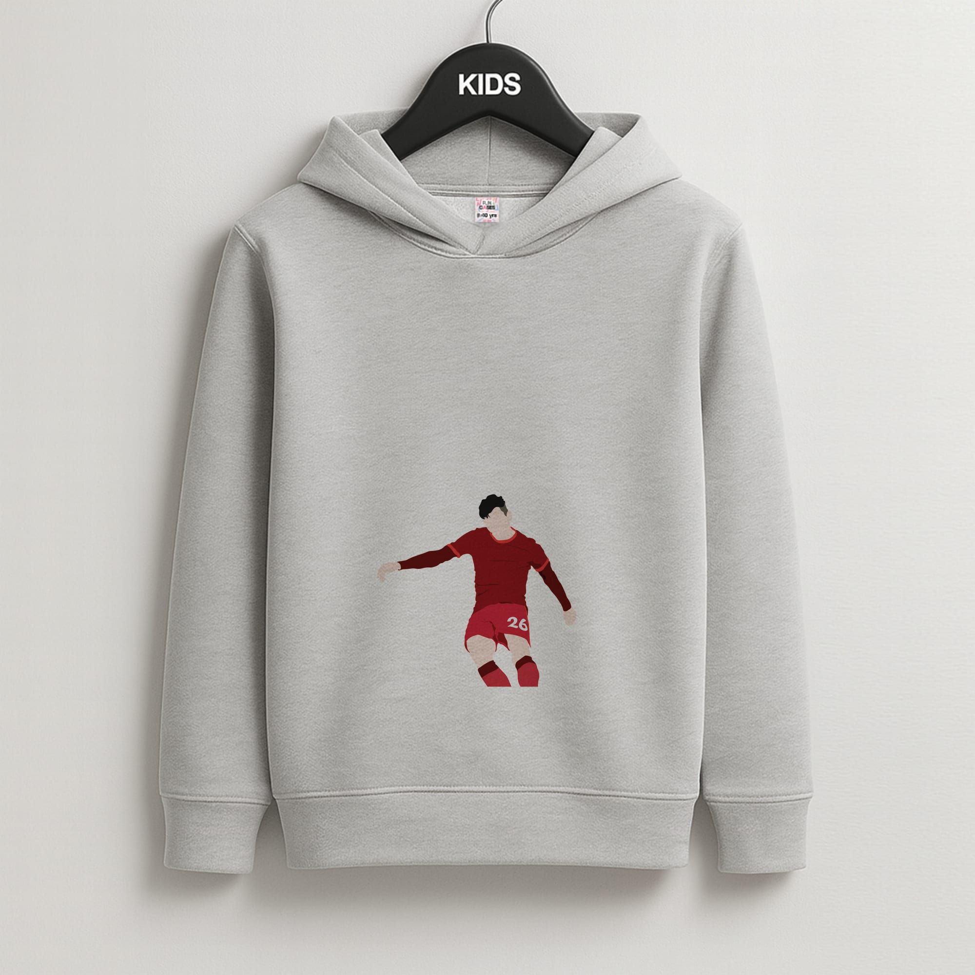 Robertson - Football Kids Grey Hoodie