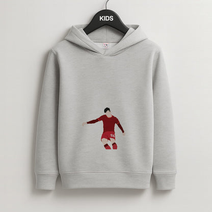 Robertson - Football Kids Grey Hoodie