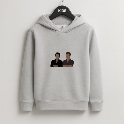 Salvatore Cartoons - VD Kids Grey Hoodie