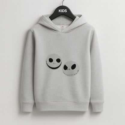 Skellington Heads - TNBC Kids Grey Hoodie