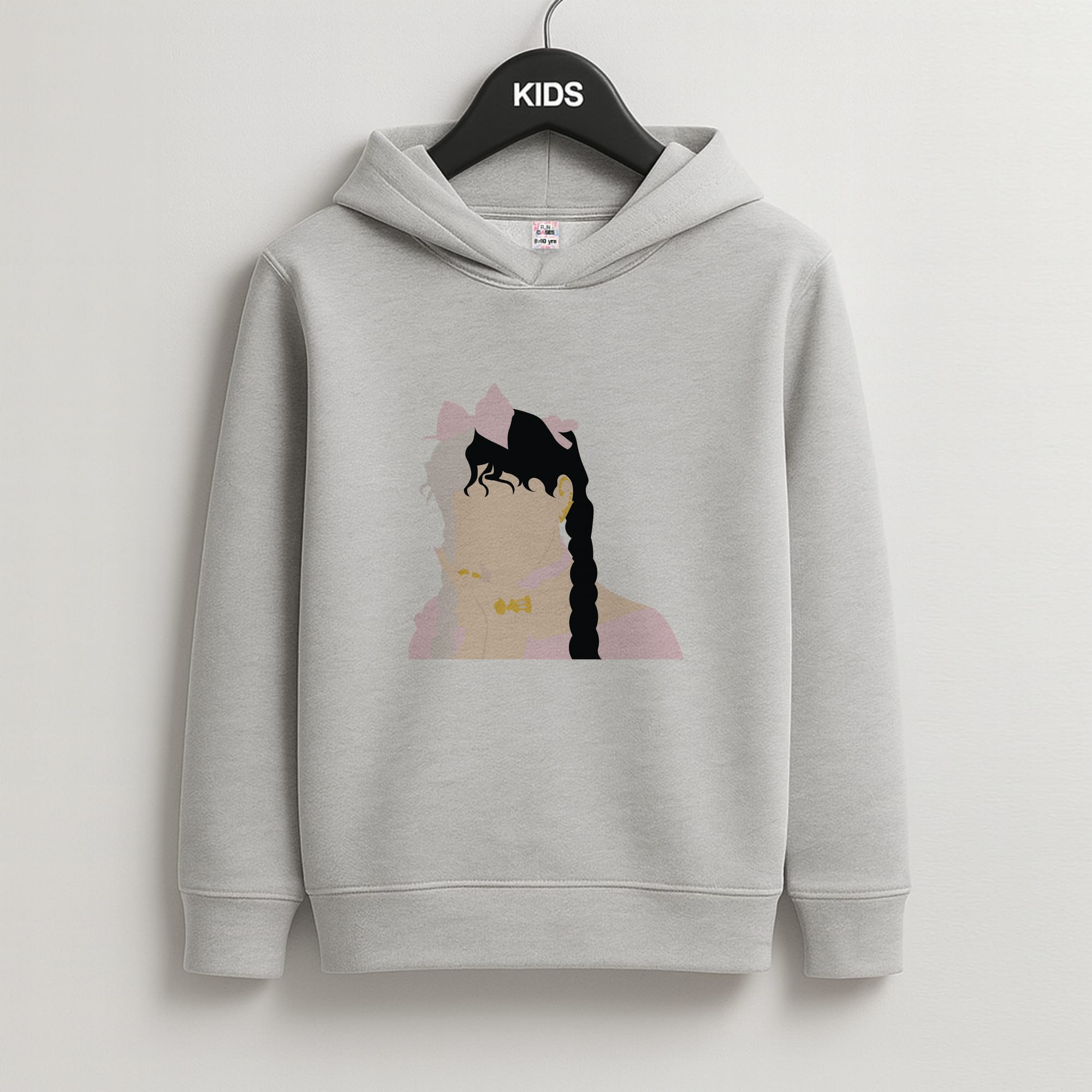 Bow Kids Grey Hoodie