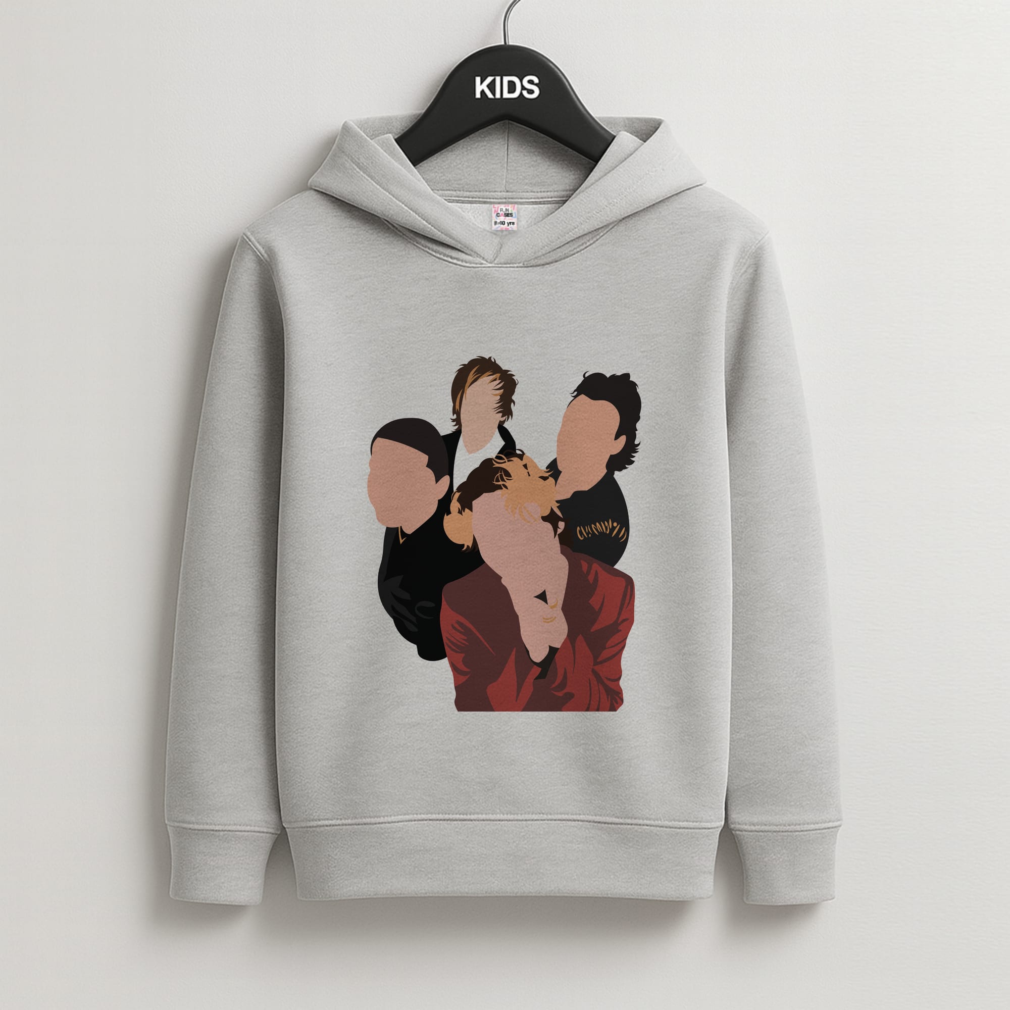 Group Photo Kids Grey Hoodie