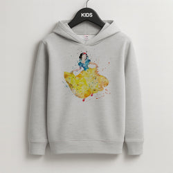 Watercolour Snow White Fairytale Kids Hoodie