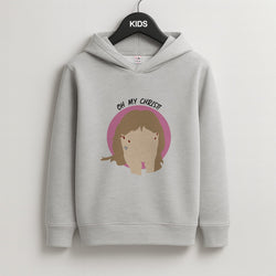 Oh My Christ! Kids Grey Hoodie