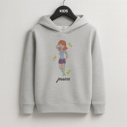 Jessica - RAM Kids Grey Hoodie