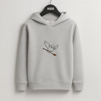 Messenger Owl Hedwig Kids Grey Hoodie